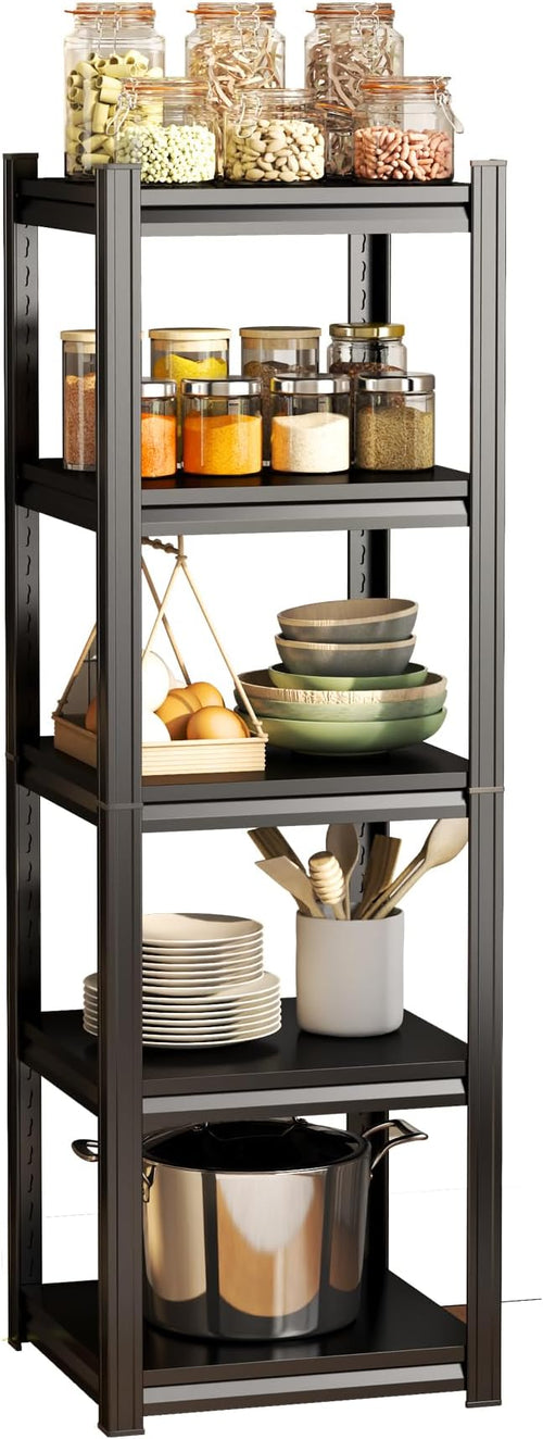 16''W Shelving Unit, 3000 Lbs Heavy-Duty Storage Shelves, Adjustable Reinforced by Beaunatixx