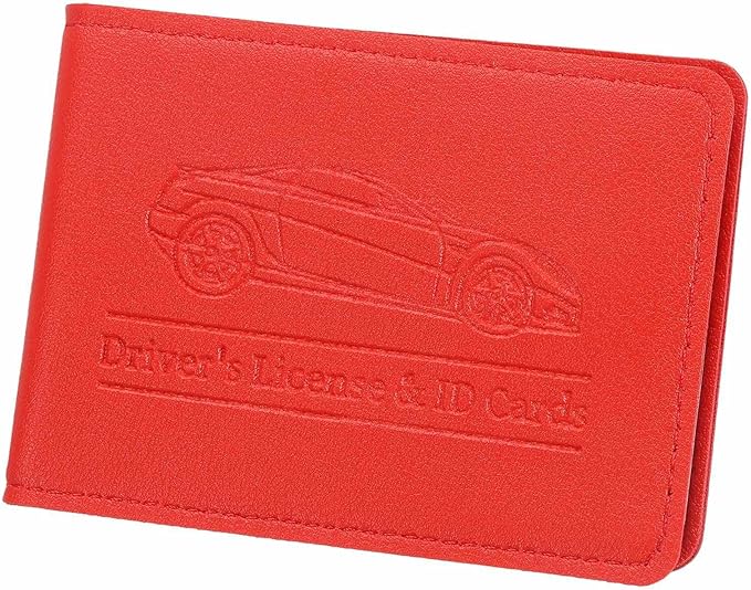 HARFINGTON Car Registration and Insurance Holder PU Leather Vehicle Glove Box by HARFINGTON