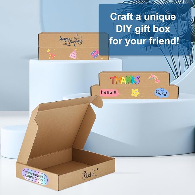 Famagic 12 Pack 6x4x3 Inch Small Shipping Boxes - Image 5
