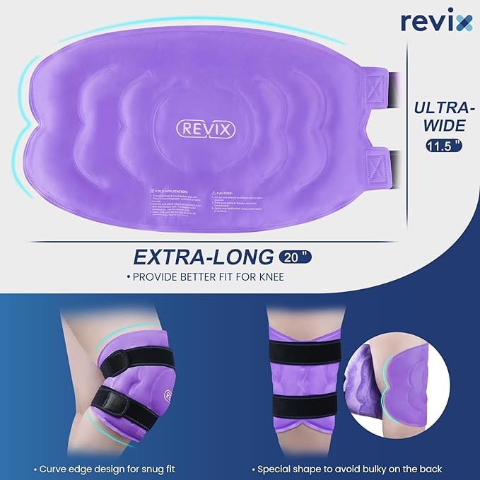 REVIX 20" XXXL Ice Pack for Knee Discomfort and Fatigue, Reusable Extra Large - Image 5