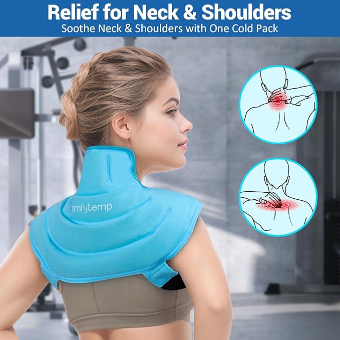 Comfytemp Ice Pack for Neck Shoulders Pain Relief, HSA Eligible FSA Wearable - Image 3