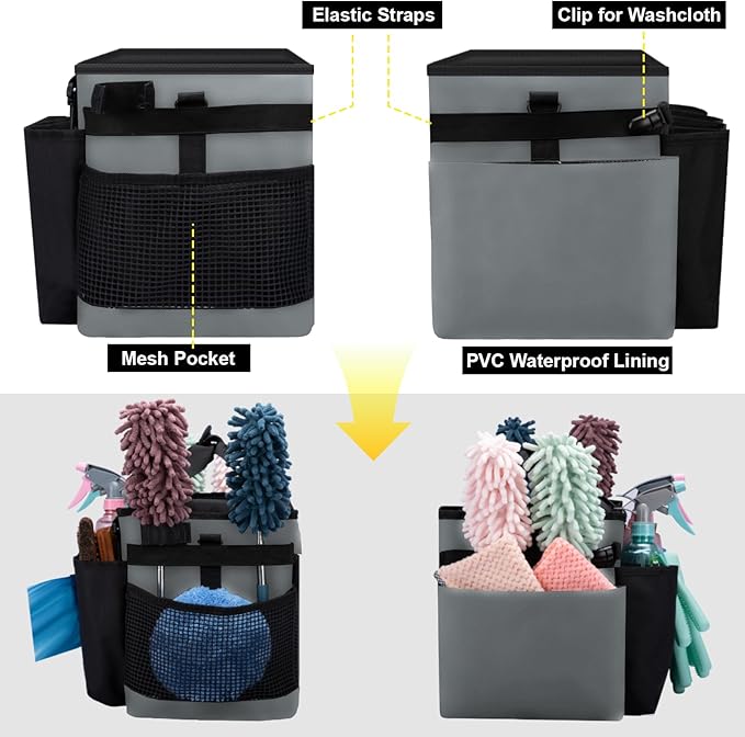 Wearable Large Cleaning Caddy Bag - Image 5