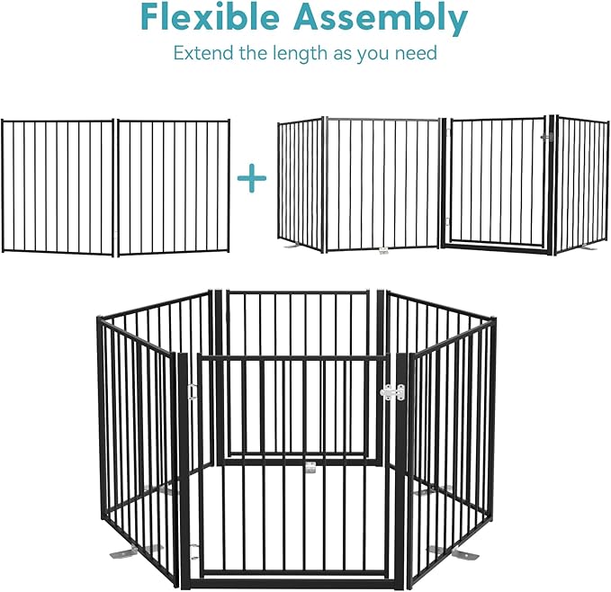No Pawblems Free Standing Dog Gate - Image 5
