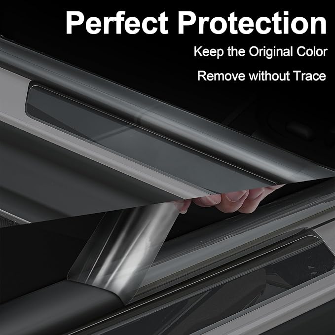 Lypumso Clear Vinyl Wrap Tape, Universal Car Door Edge Guard Door Sill Protector - Image 2