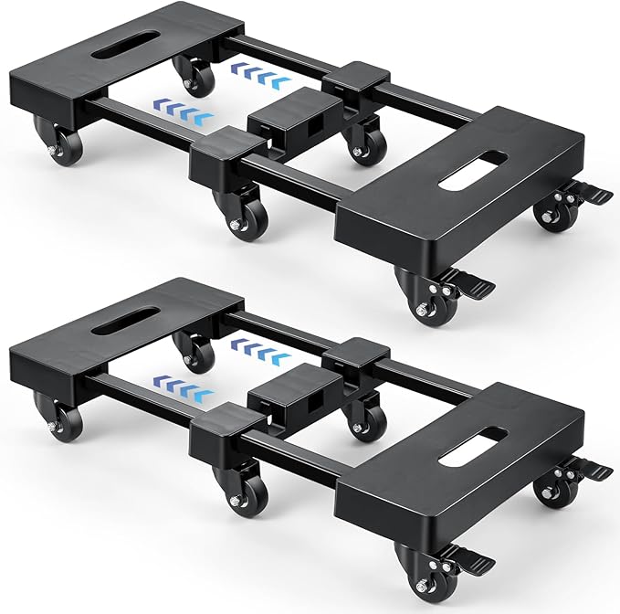 KEDSUM Furniture Dolly with 6 Swivel Casters, Expandable Moving Dolly, by KEDSUM