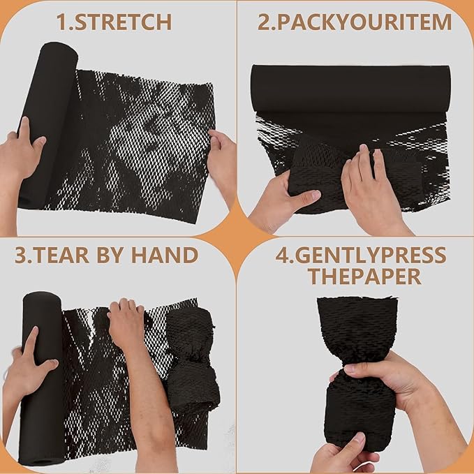 Honeycomb Packing Paper, Recyclable Moving Supplies Bubble Packing Wrap - Image 5