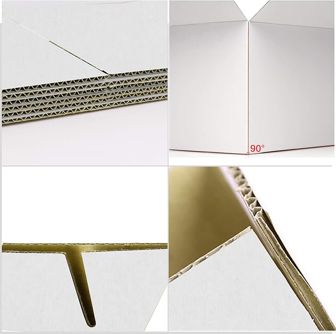 PETAFLOP 5x5x5 Shipping Boxes, Small White Corrugated Cardboard Box - Image 5