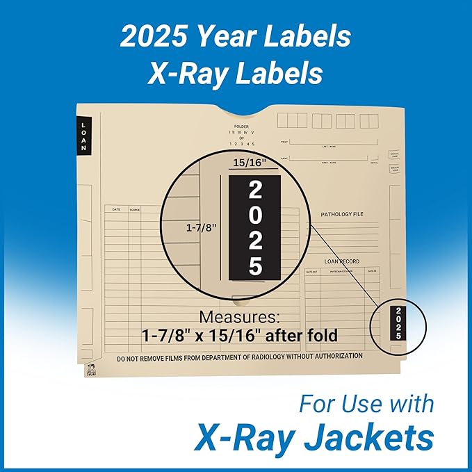 2025 Year Stickers, Doctor Stuff 2025 Chart Stickers, IFC Style, USA Made Year - Image 5
