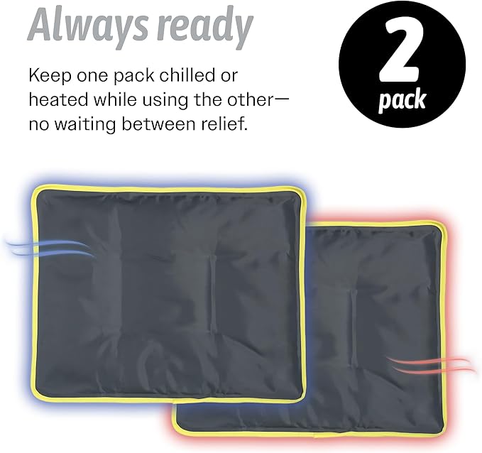 Hot & Cold Reusable Gel Packs Flexible Soft Compress - Image 5