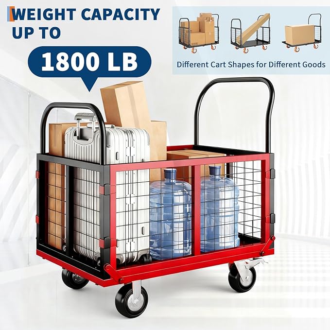 6in1 Foldable Platform Truck Cart - Image 3