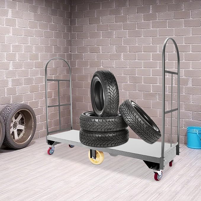 Heavy Duty, Narrow Aisle U-Boat Platform Truck, Premium Hand Truck Can Hold - Image 7