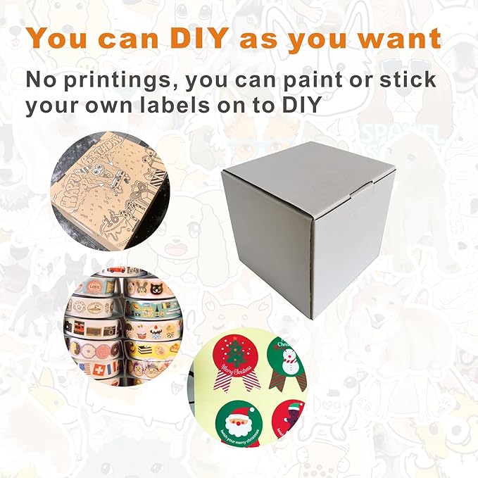 4x4x4'' Small Shipping Boxes, 25 Pack, Cardboard Corrugated Mailers - Image 4