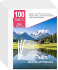 100-Pack Heavy Duty 8.5"x11" Sheet Protectors by Unknown