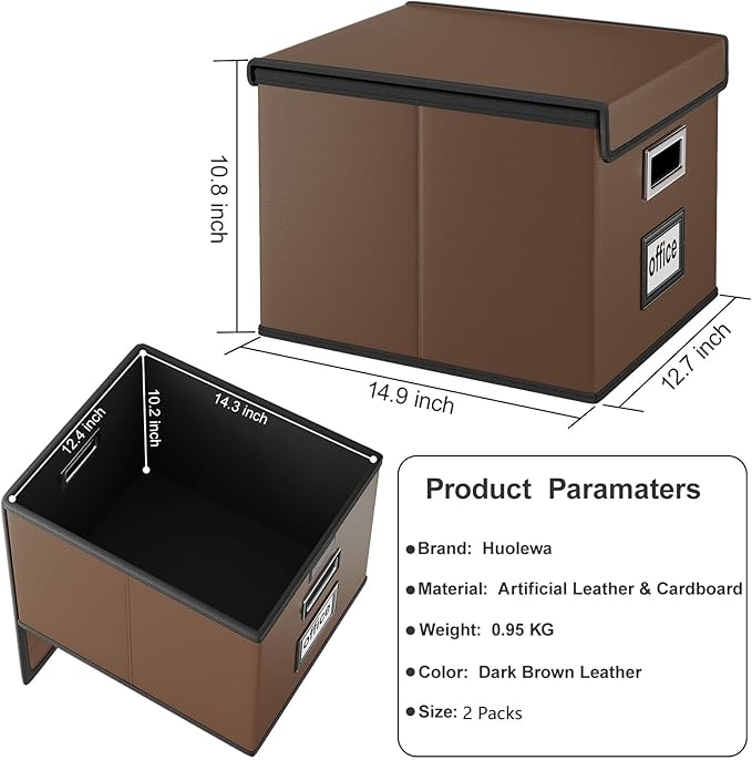 Huolewa File Organizer Boxes - Image 6