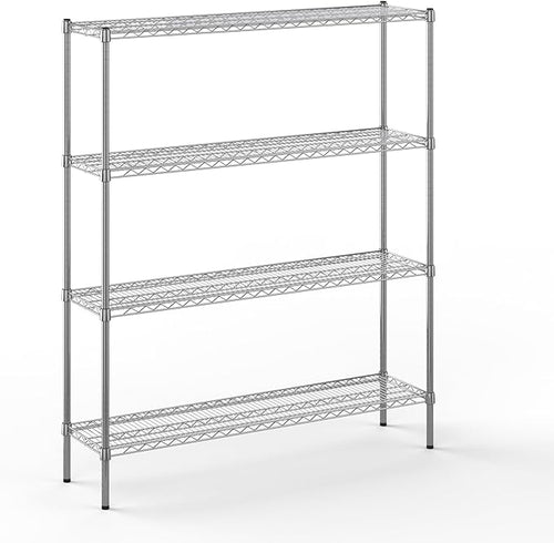14" Deep x 54" Wide x 64" Height Wire Shelving Kit | 4-Tier | NSF Commercial by Regal+Altair