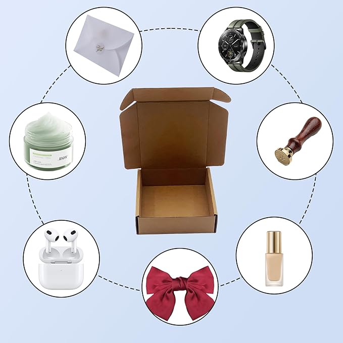 5x5x1.5 inch Small Shipping Boxes 50 Pack - Image 8