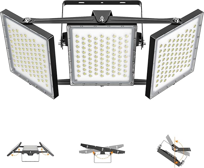 2025 Elite New Upgraded LED Flood Light Outdoor 450W 67500lm Stadium Flood by SOLLA