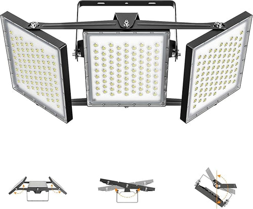 2025 Elite New Upgraded LED Flood Light Outdoor 450W 67500lm Stadium Flood by SOLLA