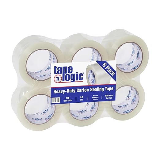 Tape Logic 3" x 110 yds Acrylic Packing Tape 2.2 Mil, & Office, Supplies by TapeLogic