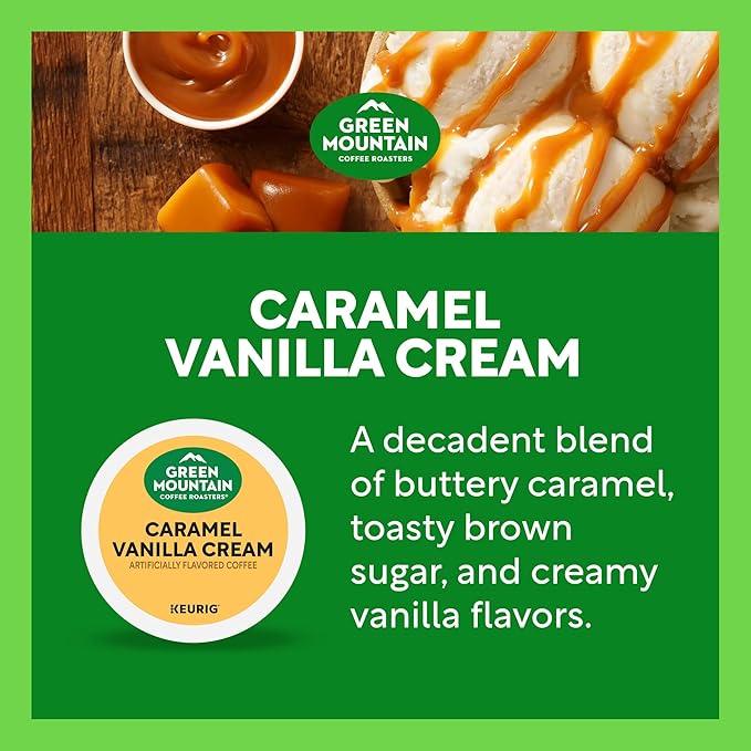 Green Mountain Coffee Roasters Caramel Vanilla Cream Coffee, Keurig - Image 7