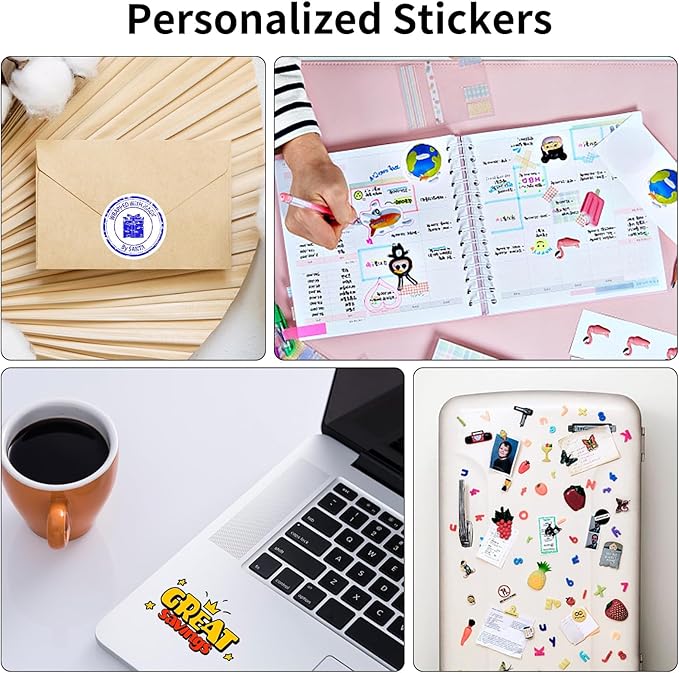 8.5" x 11" Full Sheet Label Sticker Paper - Image 5