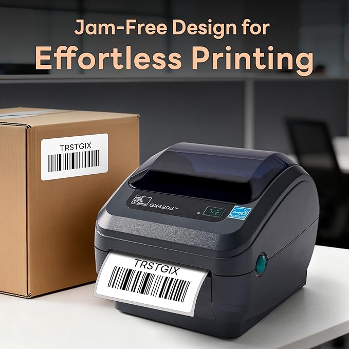2.25" x 1.25" Direct Thermal Labels, Strong Adhesive Barcode & Address Stickers - Image 6