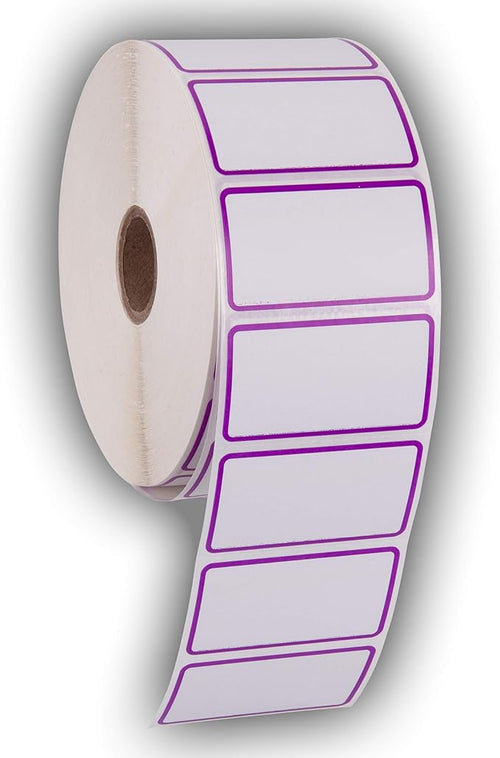 2.25" X 1.25" Direct Thermal Perforated Stickers Labels by KENCO