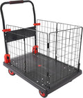Heavy Duty Foldable Hand Truck, 660 LBS Capacity Heavy Duty Folding Cart by Fichiouy