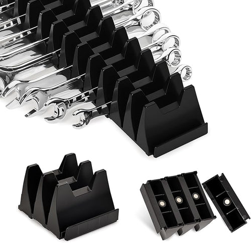12 PCS Magnetic Modular Wrench Organizer Wrench Holder by Monliful