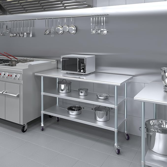 AmGood Stainless Steel Work Table - Image 5