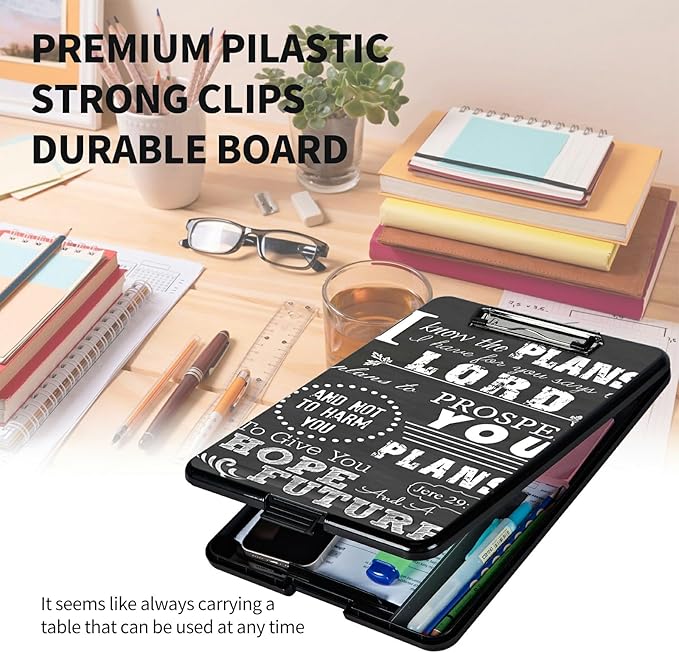 A4 Clipboards, Heavy Duty Waterproof Nursing Plastic Folder Clipboard - Image 6
