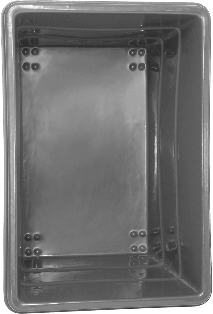 Global Industrial 20 Bushel Plastic Bulk Box Truck, Steel Chassis Base - Image 4