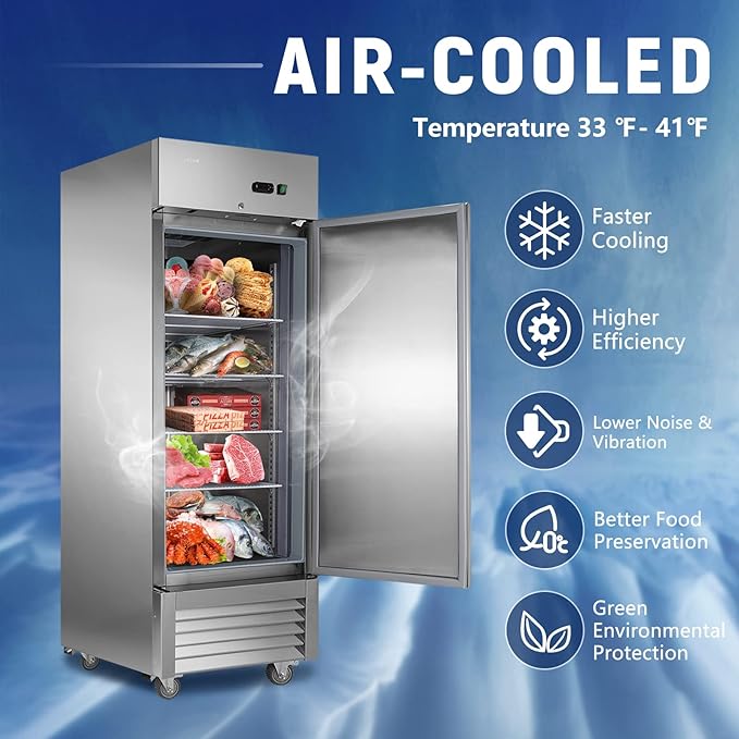 JINSONG 27" Commercial Refrigerator - Image 4