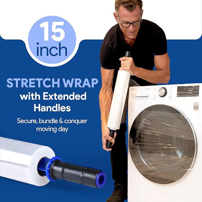 International Plastics Co. 70 Gauge 15" Plastic Stretch Film/Wrap - Image 6
