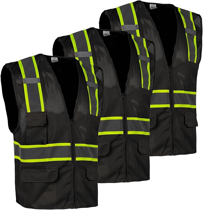 FONIRRA 3 Pack Hi Vis Safety Vest by FONIRRA_PrepareToBeenSeen
