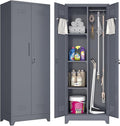 GREATMEET Broom Closet, Broom Closet Cabinet by GREATMEET