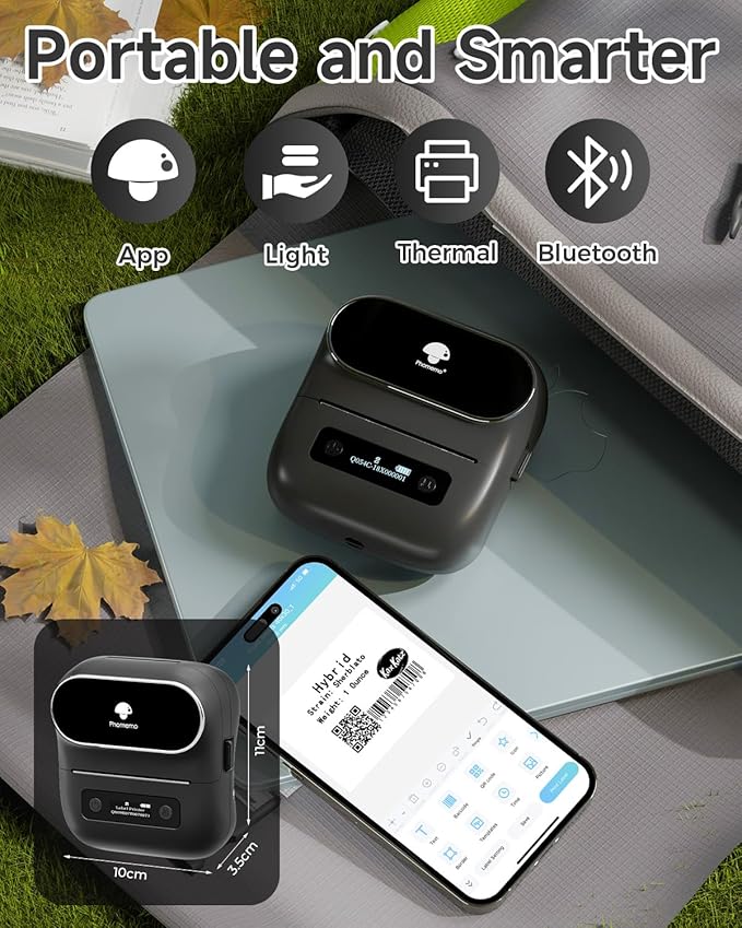 Phomemo M220 Label Maker, Thermal Sticker Maker Machine - Image 9
