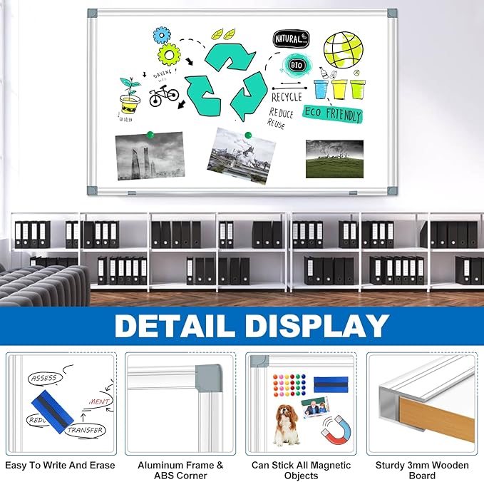 White Board Dry Erase Whiteboard - Image 2