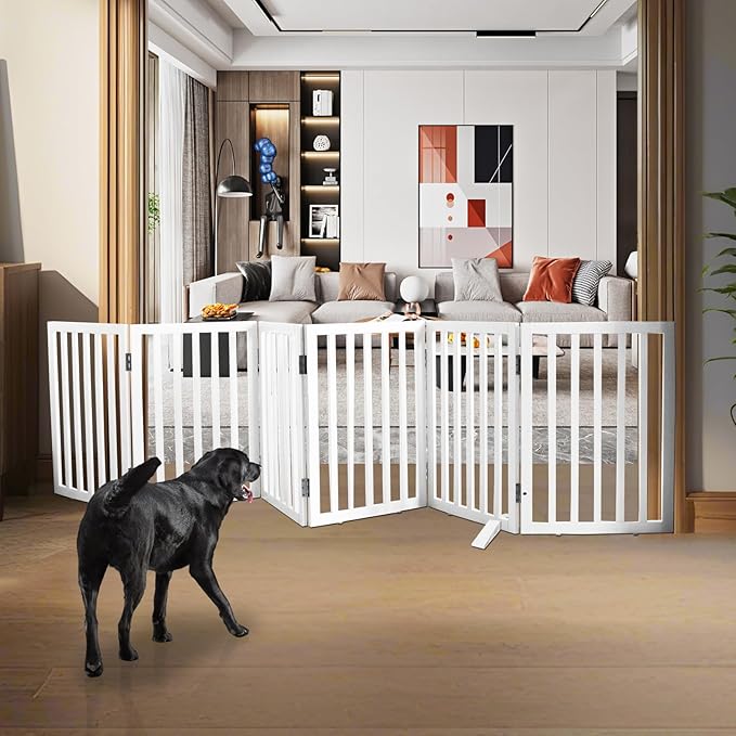 ZJSF Freestanding Indoor Dog Gate - Image 2