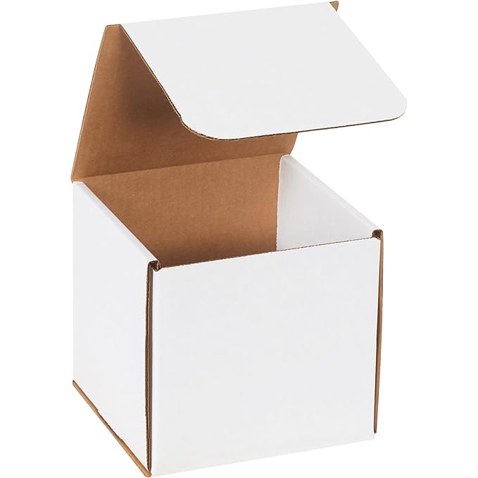BOX USA Shipping Boxes Small 6"L x 6"W x 6"H, Moving and Storage by BOXUSA