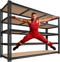 60" W Garage Shelving 72" H Metal Shelving 3500LBS Storage Shelves Heavy Duty 5 by Unknown