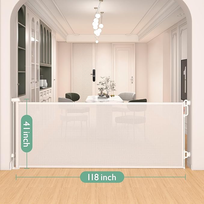 Momcozy Baby Gate 41'' Tall 118'' Wide 【 Extra Wide 】 - Image 3