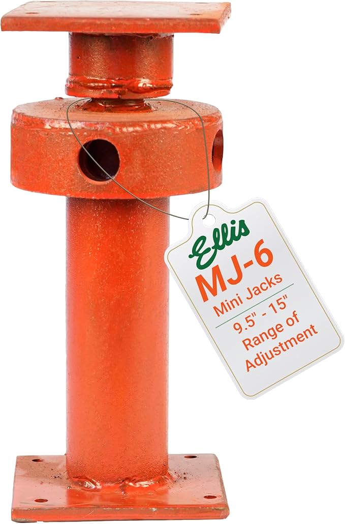 Ellis Manufacturing Adjustable Mini Screw Jack Post – House Jack by Ellis
