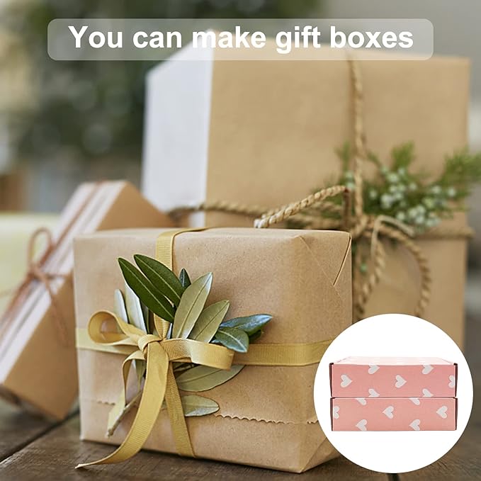 Green Recyclable Cardboard Small Gift Mailer Boxes - Image 5