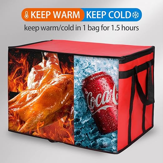 Bodaon 10-Pack Insulated Food Delivery Bag - Image 3