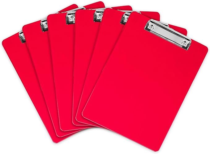 Plastic Clipboards Multi Pack Clipboard Strong 12.5 x 9 Inch | Holds 100 - Image 9
