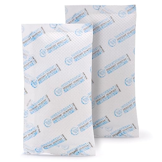 Silica Gel Packets, 20 Gram 5 Packs Dessicant Packets by Wisesorb