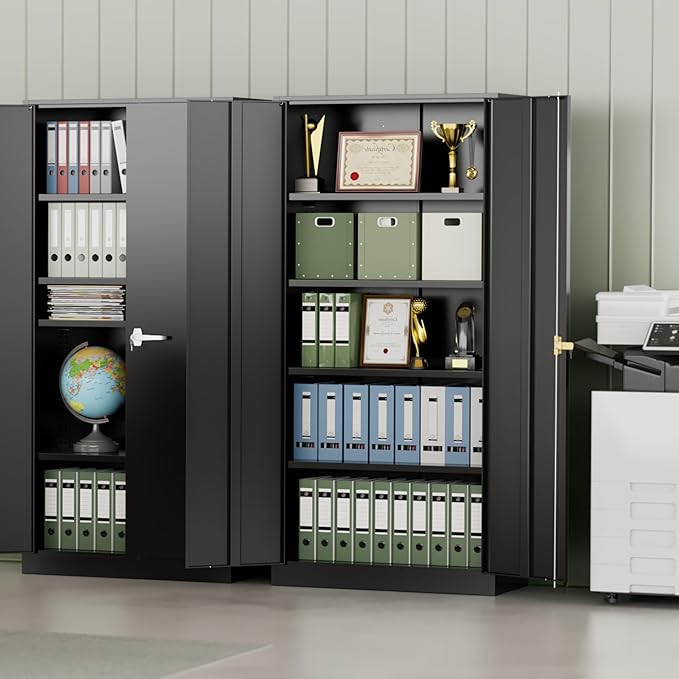 INTERGREAT 72-Inch Metal Storage Cabinet - Image 2