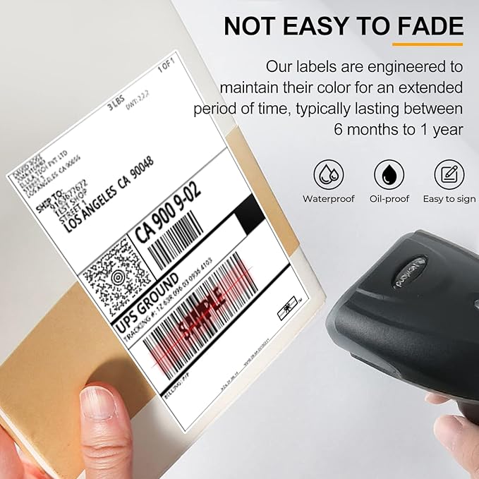Qncz 500 Pcs 4x6 Thermal Labels - Image 6