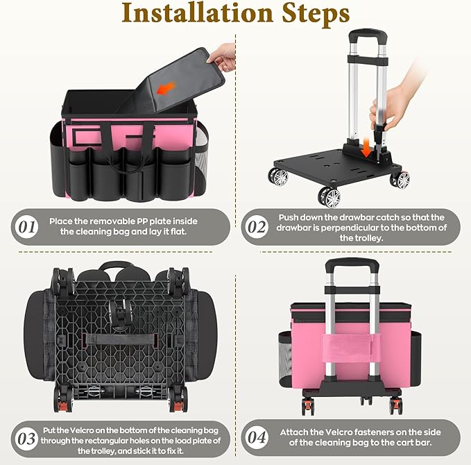 Cleaning Caddy with Wheels - Image 6